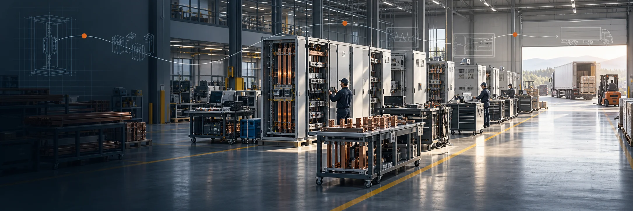 Precision production of power and industrial control equipment